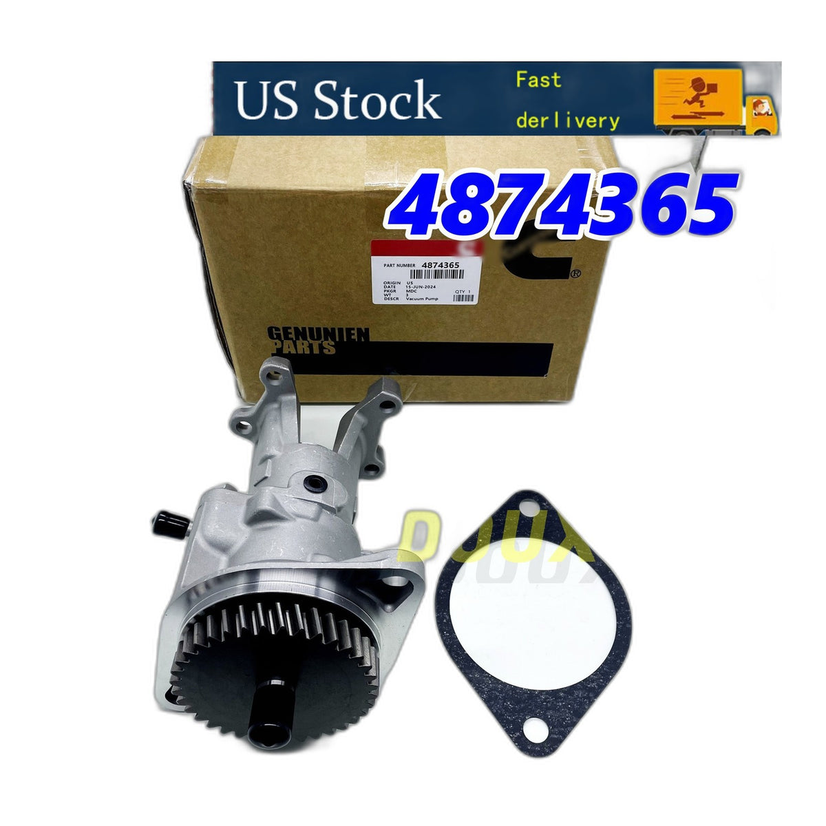 5.9L Cummins Vacuum Pump 1994-2002 - New Direct-Fit Diesel Replacement