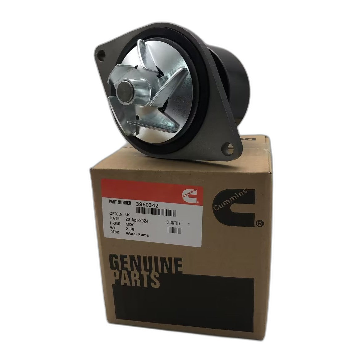 5.9L Cummins Water Pump 1989-2002 - New Direct-Fit Diesel Replacement