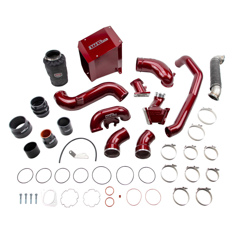 Wehrli 07.5-2010 Chevrolet 6.6L Duramax LMM Stage 3 High Flow Bundle Kit - Gun Metal - Cold Air Intake for LMM Duramax | WCF100504-GM