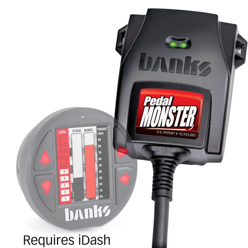 Banks Power Pedal Monster Throttle Sensitivity Booster - Use w/iDash or Derringer Unit - Throttle Controller | 64341
