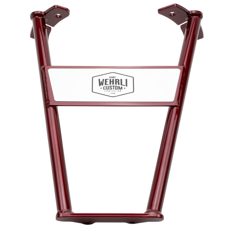 Wehrli 07.5-10 GM Duramax LMM Transfer Case Brace - WCFab Red - Bracket for LMM Duramax | WCF100135-RED