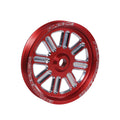 Fleece Performance Dodge Cummins Dual Pump Spoke Pulley (For Use w/ FPE Dual Pump Bracket) Red | FPE-34211-RED-SPK
