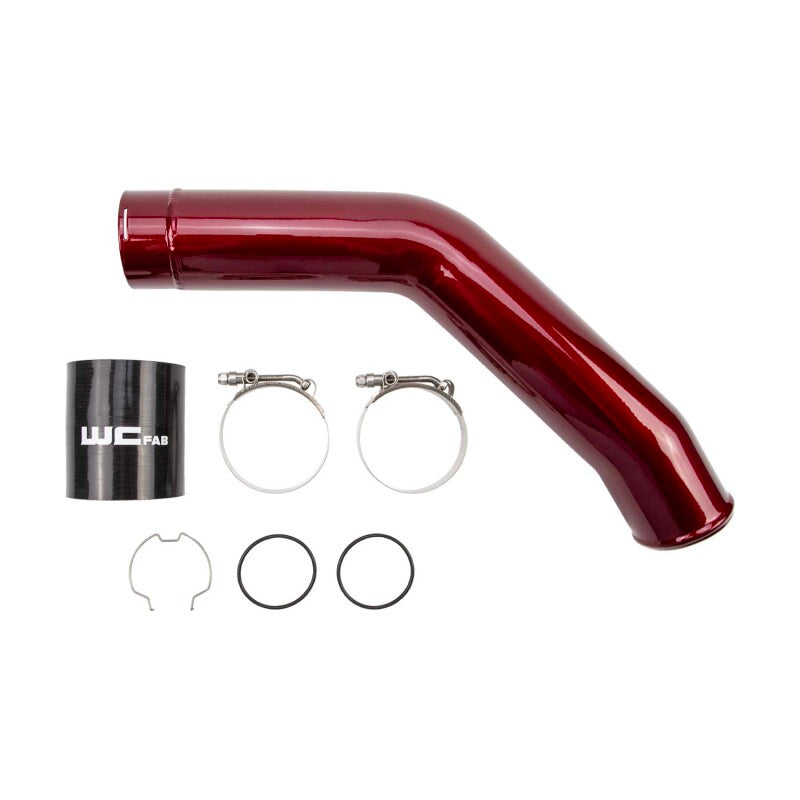 Wehrli 15-24 Ford 6.7L Power Stroke 3in Hot Side Intercooler Pipe - Bengal Silver | WCF100316-BS