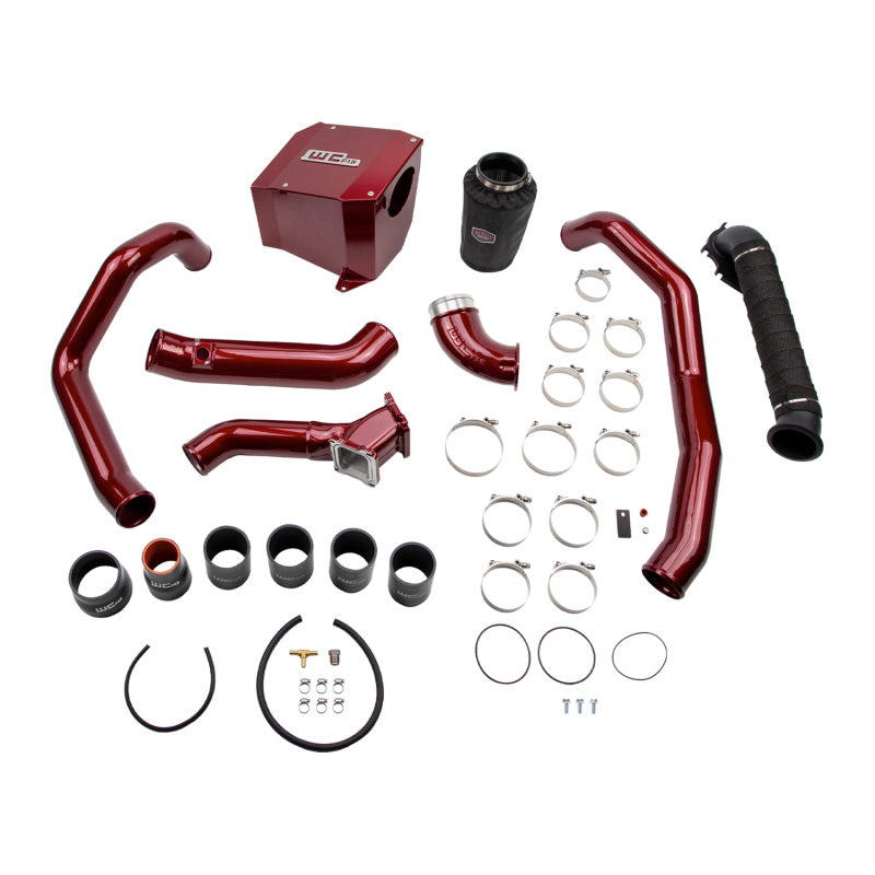Wehrli 01-04 Chevrolet 6.6L LB7 Duramax High Flow Intake Bundle Kit - Bengal Red - Cold Air Intake | WCF100712-BR
