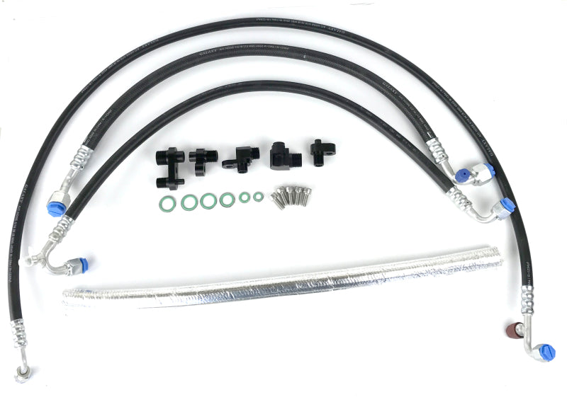 Fleece Performance 13-16 Dodge 6.7L Cummins 2nd Gen Swap Kit A/C Line Reroute Kit - Coolant Bypass Kit | FPE-AC-KIT-1316