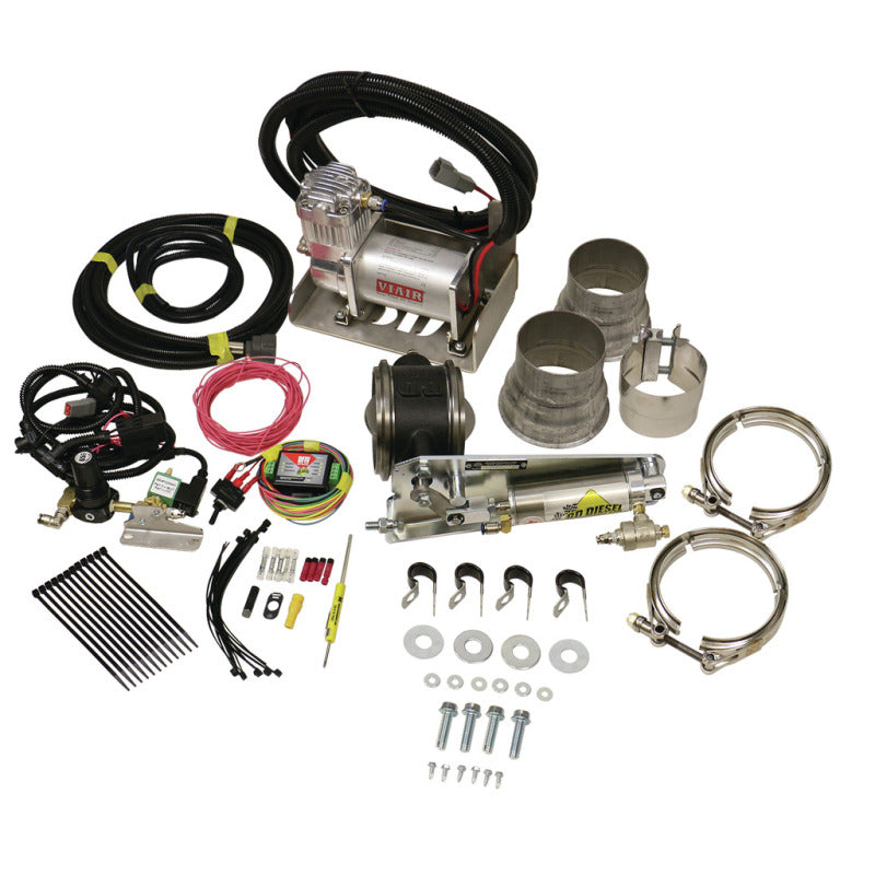 BD Diesel Exhaust Brake - Universal 3.5in c/w Air Compressor | 1028135