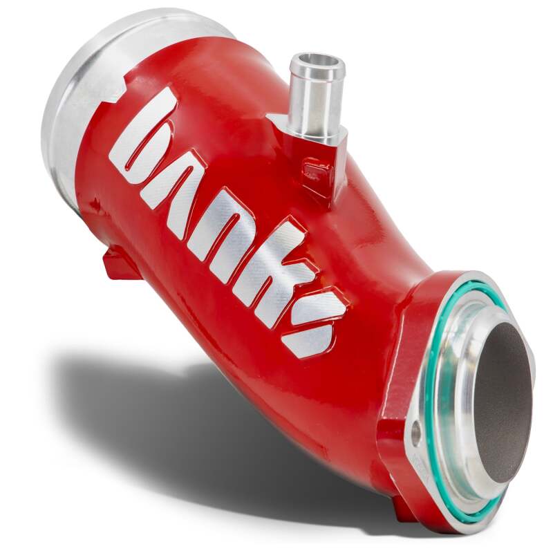 Banks Power 17-24 Chevrolet/GMC 2500/3500 6.6L Duramax L5P Monster-Ram Turbo Inlet Elbow - Red - Short Ram Air Intake | 42792-R