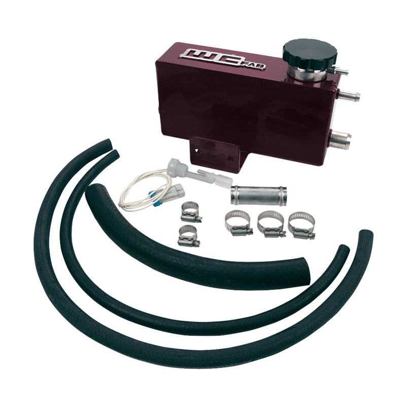 Wehrli 01-07 GM Duramax LB7/LLY/LBZ Twin Turbo Style Coolant Tank - RAW - Coolant Reservoir for LBZ Duramax | WCF100642-RAW