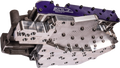 ATS Diesel 17-19 Dodge 68RFE Billet Channel Plate Valve Body Assembly (Blue Connector Solenoid Pack) | 303-910-2464