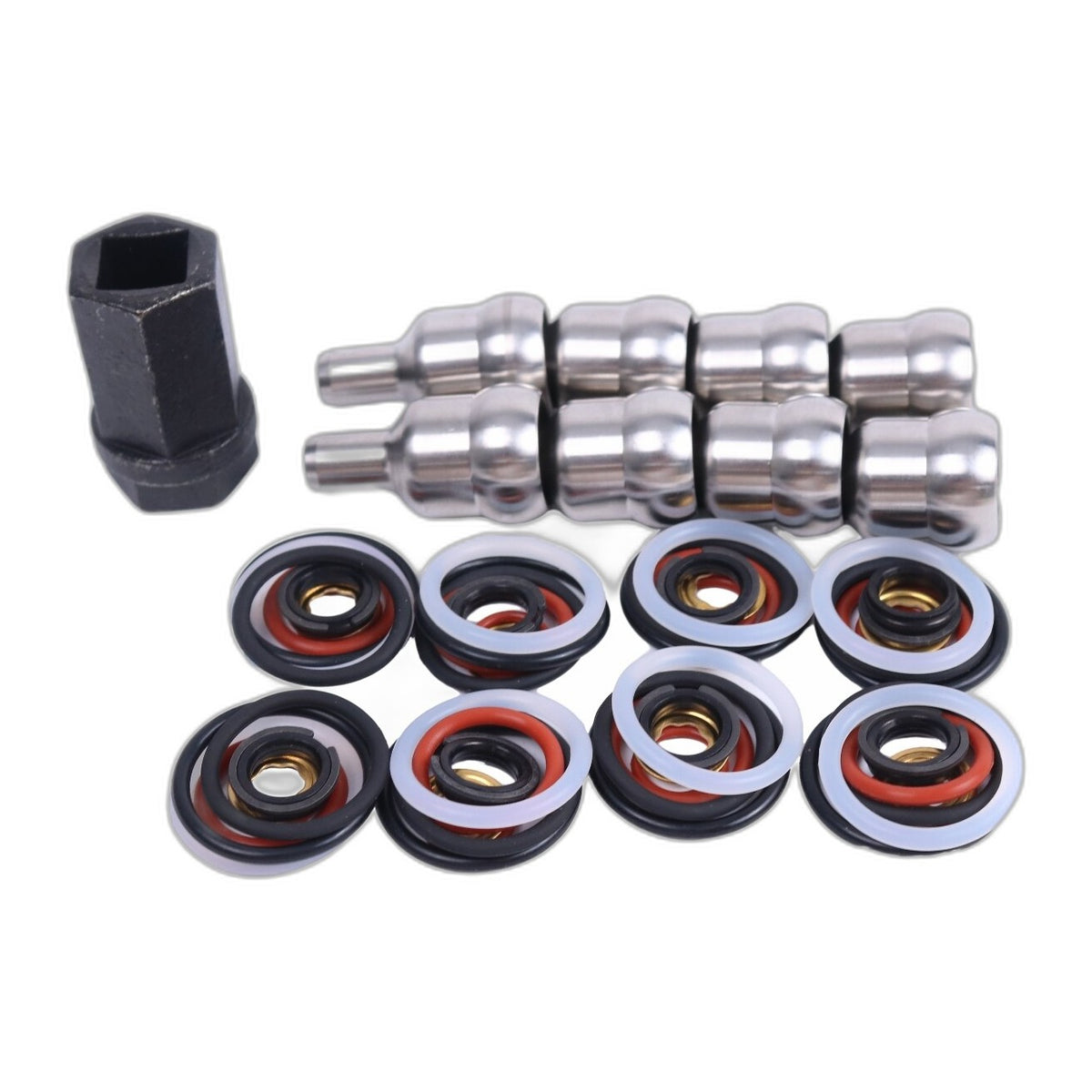 6.0L Power Stroke Injector Seal Kit - New Direct-Fit Diesel Replacement