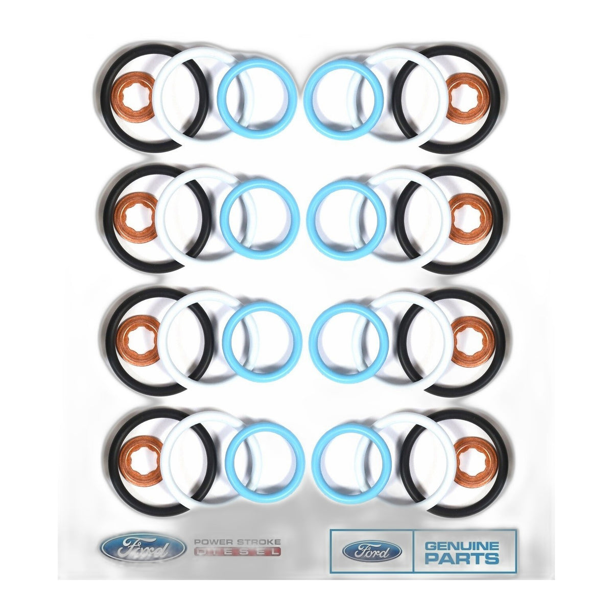 6.0L Power Stroke Injector Seal Kit - New Direct-Fit Diesel Replacement
