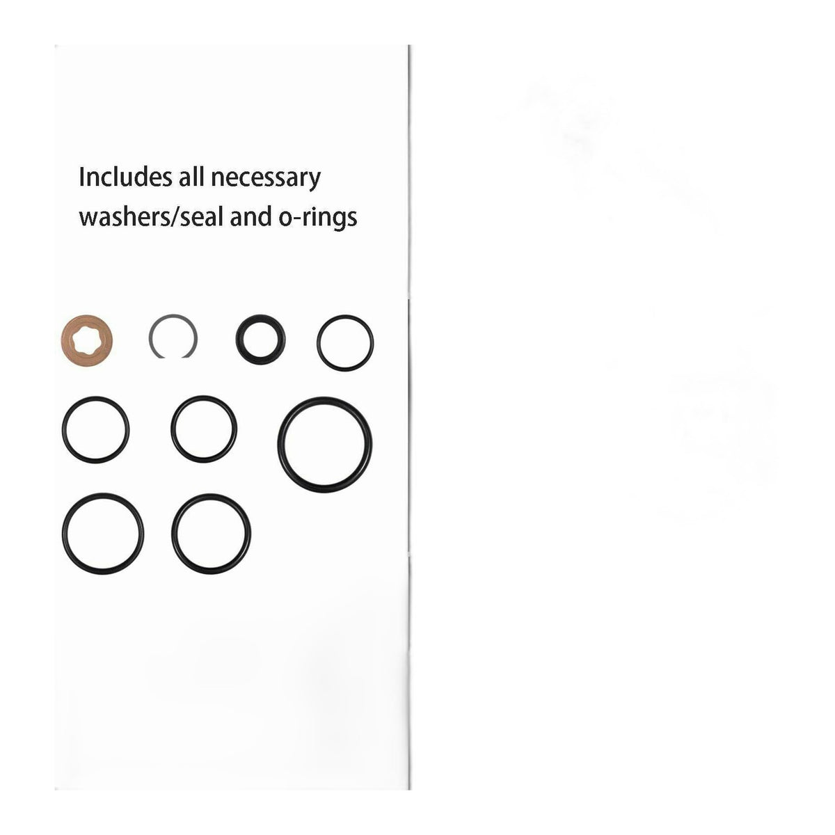 6.0L Power Stroke Injector Seal Kit - New Direct-Fit Diesel Replacement