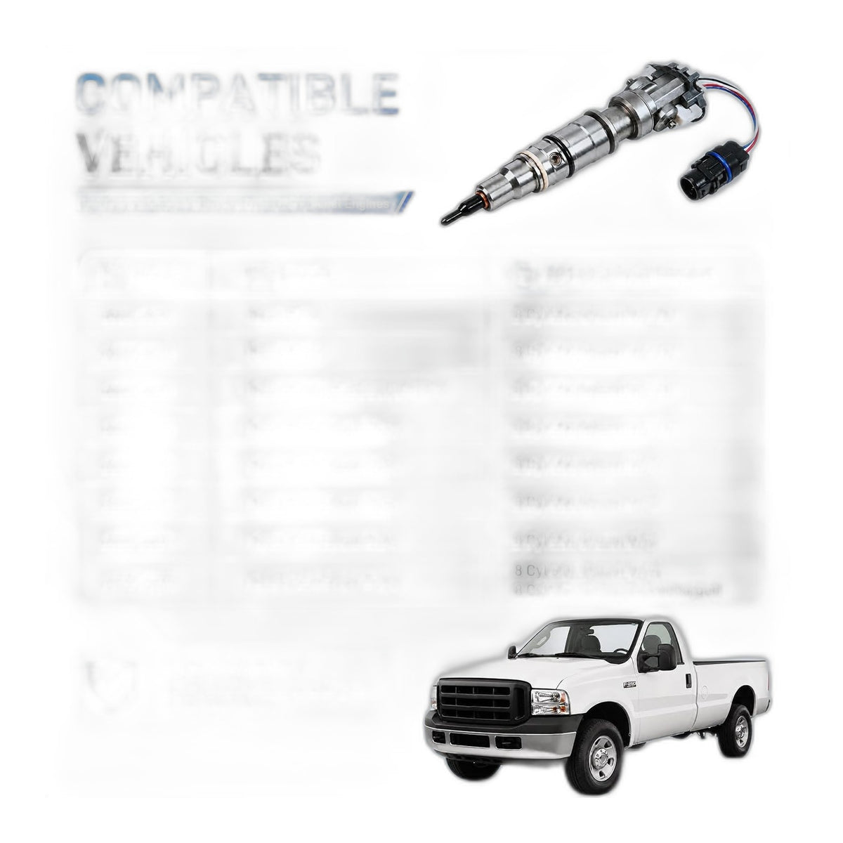 6.0L Power Stroke Injector Set - Remanufactured Direct-Fit Diesel Replacement