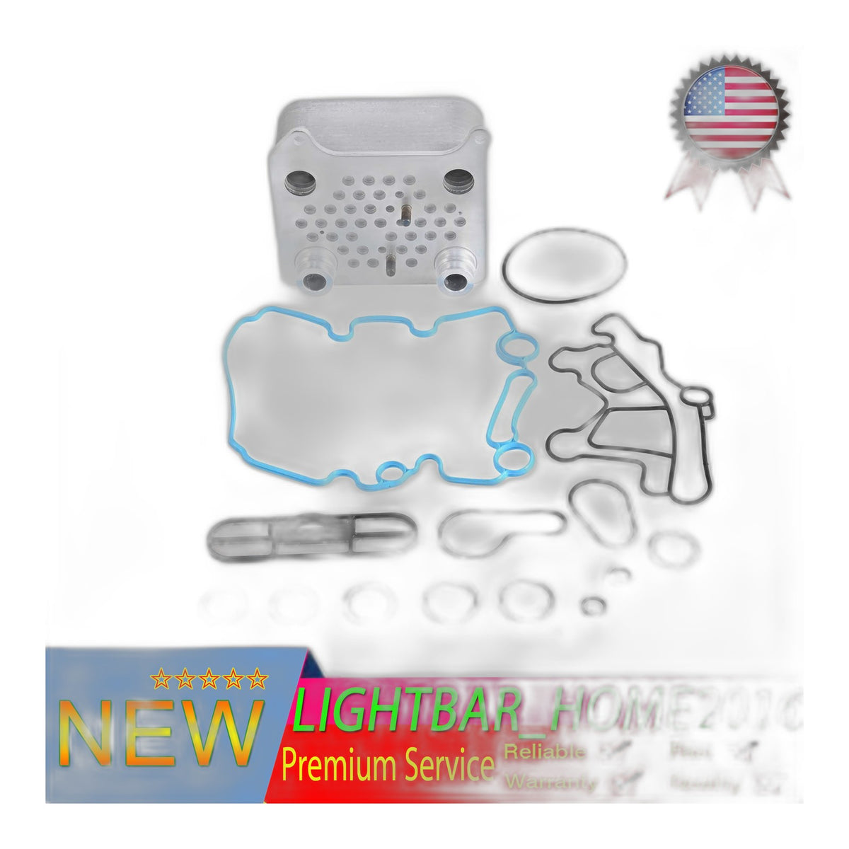 6.0L Power Stroke Oil Cooler 2003-10 - New Direct-Fit Diesel Replacement