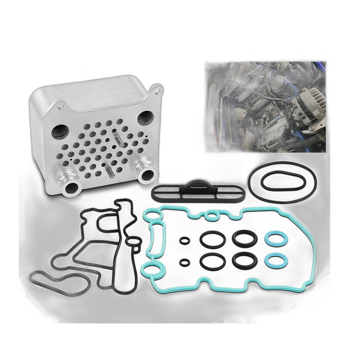 6.0L Power Stroke Oil Cooler 2003-10 - New Direct-Fit Diesel Replacement