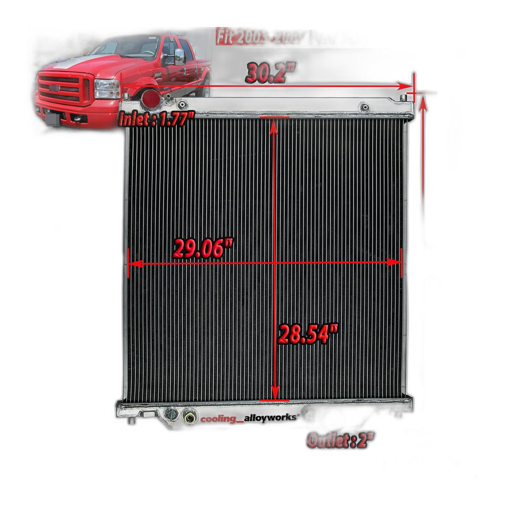 6.0L Power Stroke Radiator 2003-2007 - New Direct-Fit Diesel Replacement