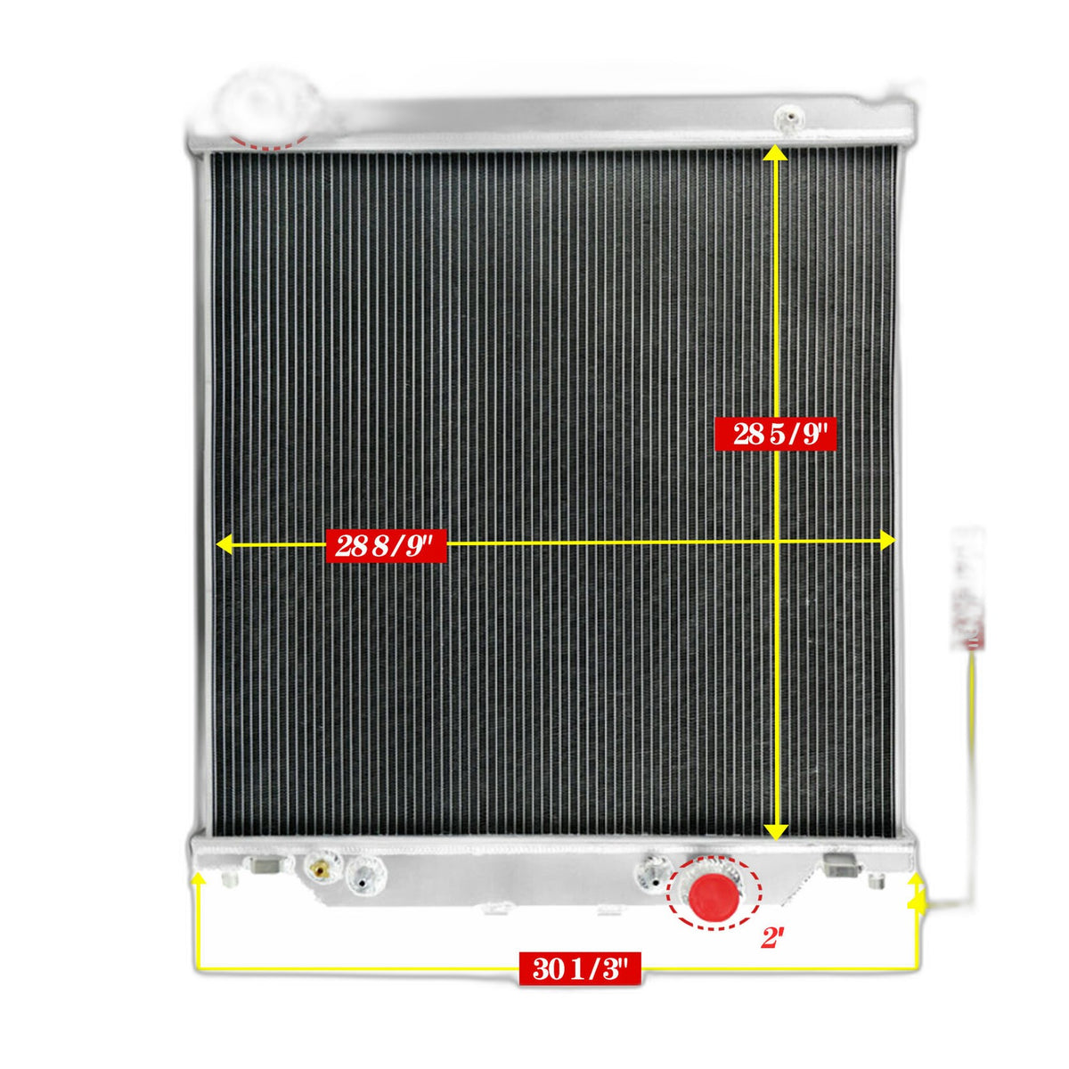 6.0L Power Stroke Radiator 2003 - New Direct-Fit Diesel Replacement