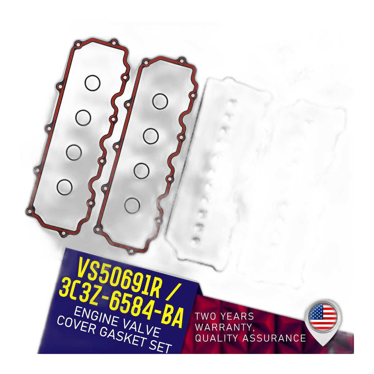 6.0L Power Stroke Valve Cover Gasket - New Direct-Fit Diesel Replacement