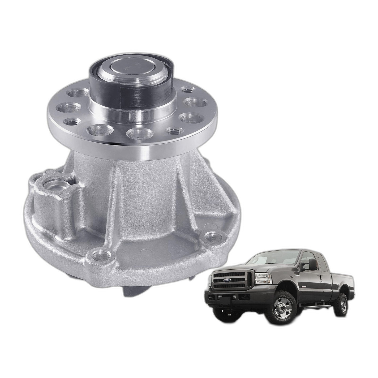 6.0L Power Stroke Water Pump 2004-10 - New Direct-Fit Diesel Replacement