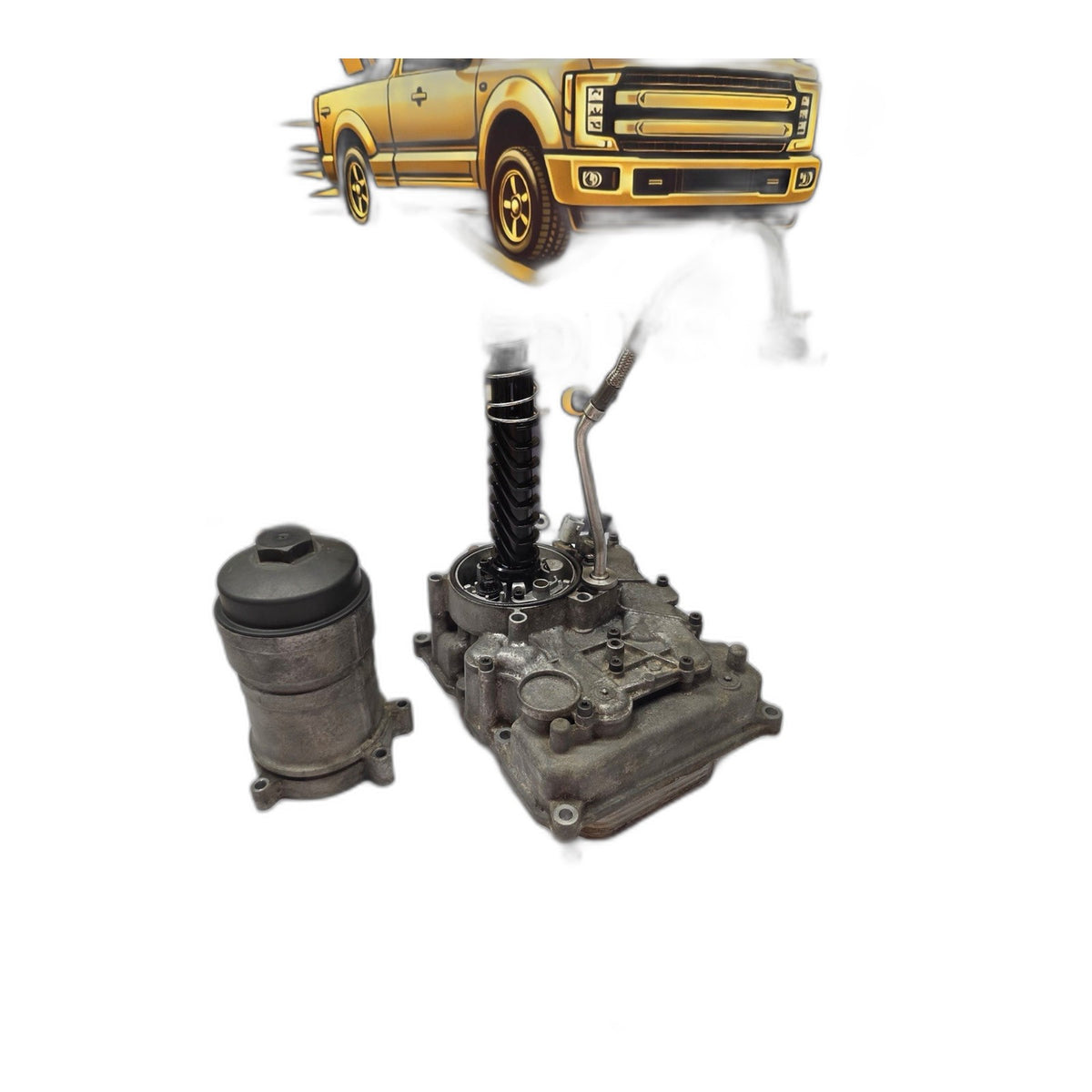 6.4L Power Stroke Oil Cooler 2008-2010 - New Direct-Fit Diesel Replacement