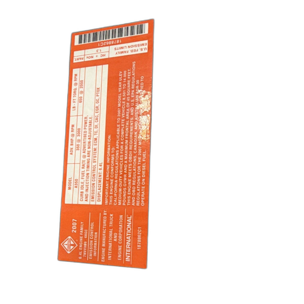 6.4L Power Stroke Valve Cover Gasket - New Direct-Fit Diesel Replacement