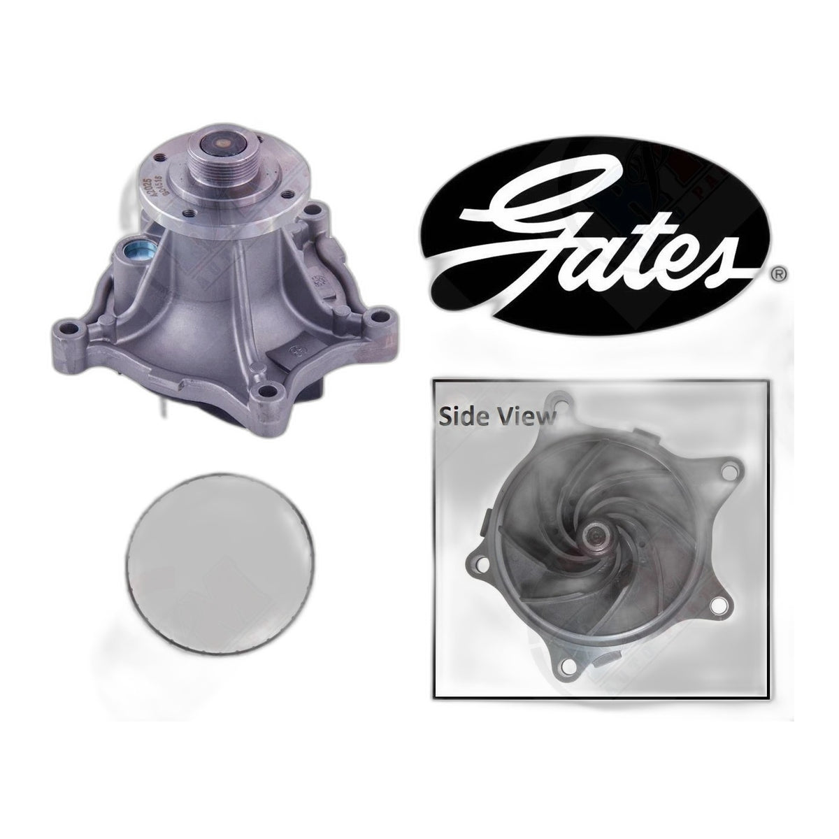 6.4L Power Stroke Water Pump - New Direct-Fit Diesel Replacement
