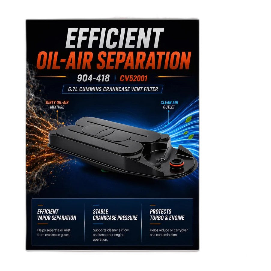6.7L Cummins CCV Filter 2007 - New Direct-Fit Diesel Replacement