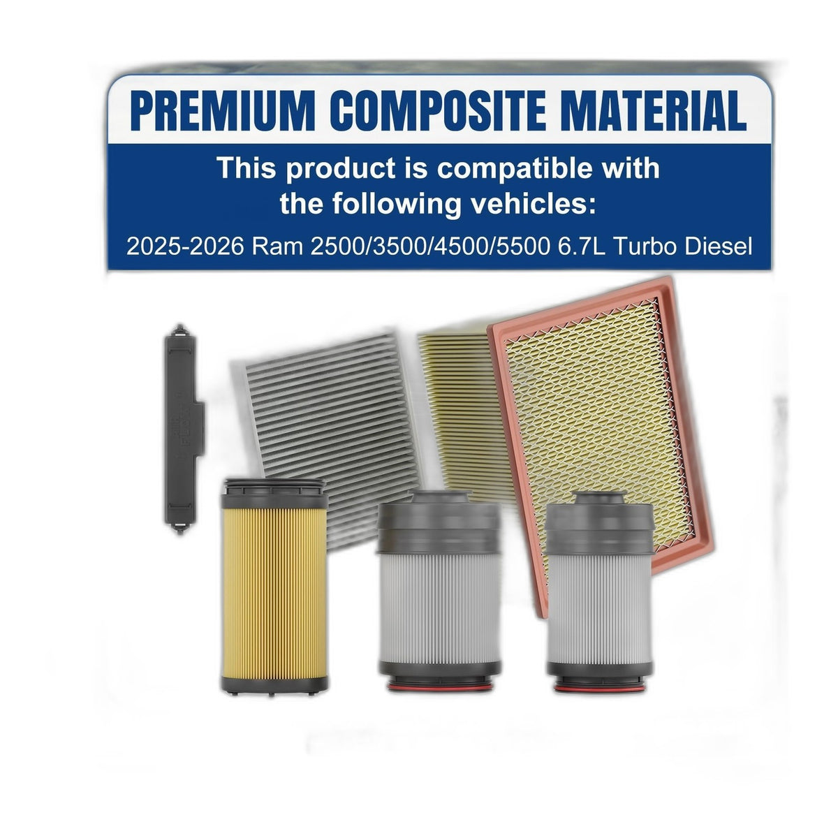 6.7L Cummins Fuel Filter 2025-2026 - New Direct-Fit Diesel Replacement