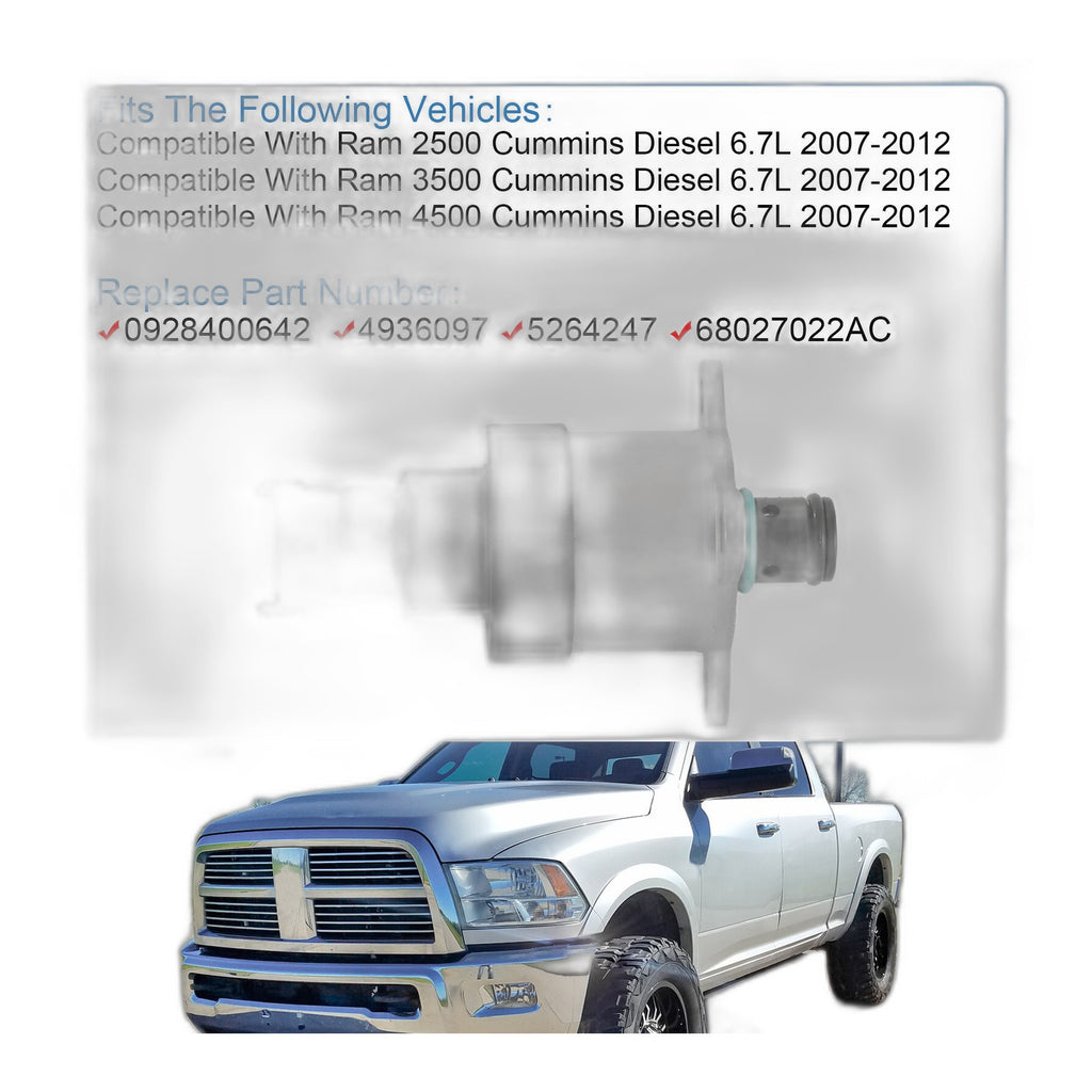 6.7L Cummins Fuel Pressure Regulator - New Direct-Fit Diesel Replacement