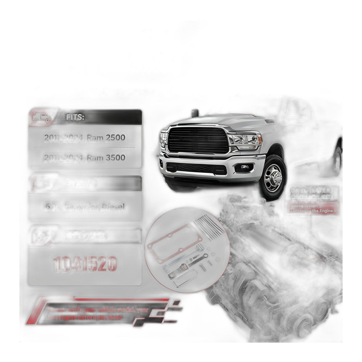 6.7L Cummins Grid Heater - New Direct-Fit Diesel Replacement
