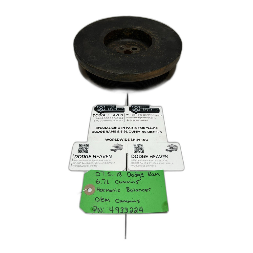 6.7L Cummins Harmonic Balancer 2007 - New Direct-Fit Diesel Replacement