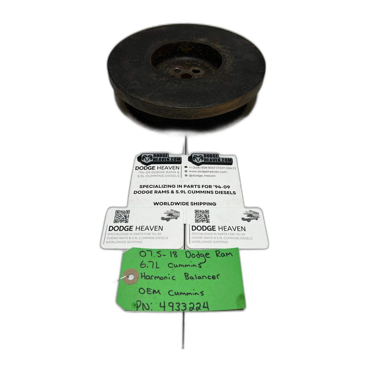 6.7L Cummins Harmonic Balancer 2007 - New Direct-Fit Diesel Replacement