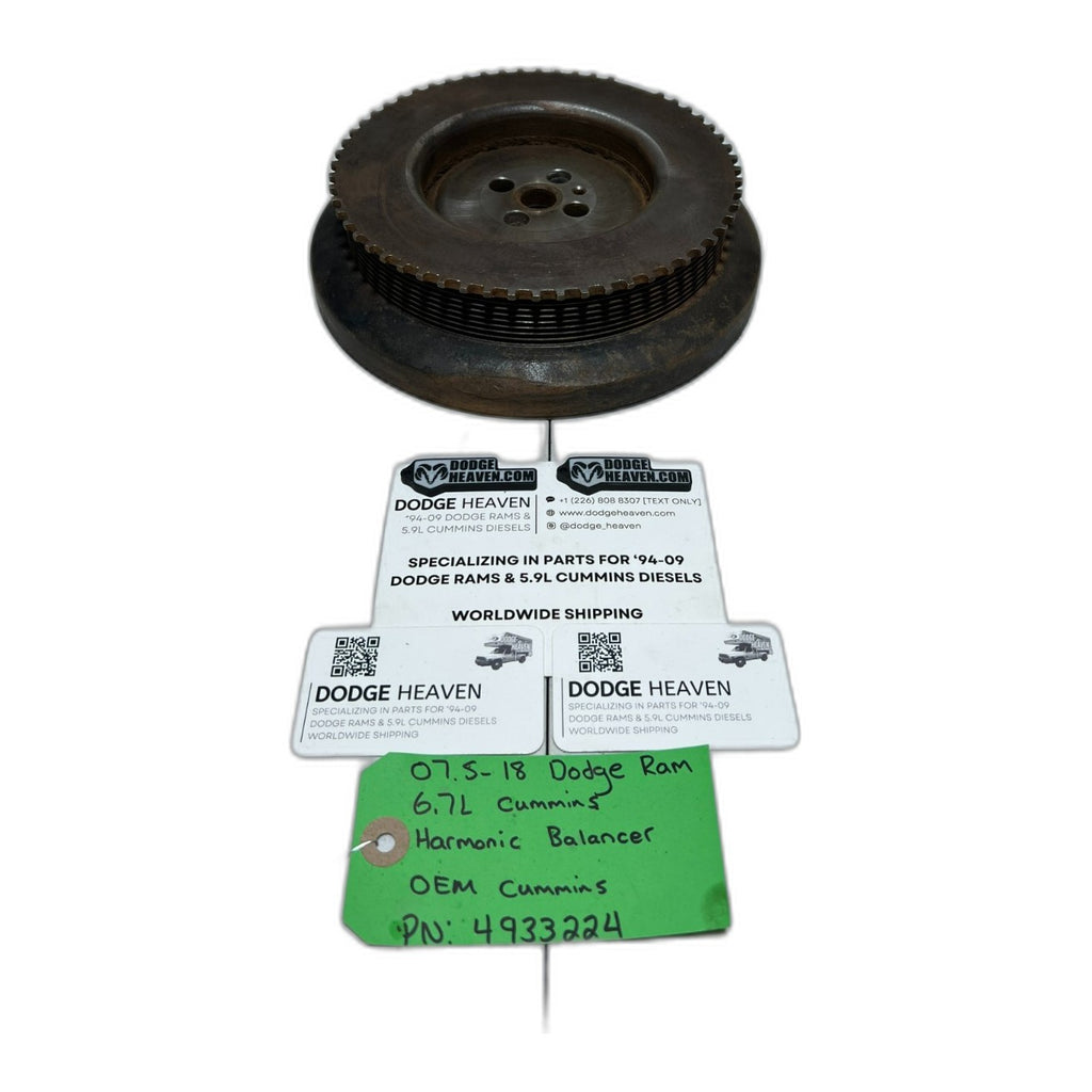 6.7L Cummins Harmonic Balancer 2007 - New Direct-Fit Diesel Replacement