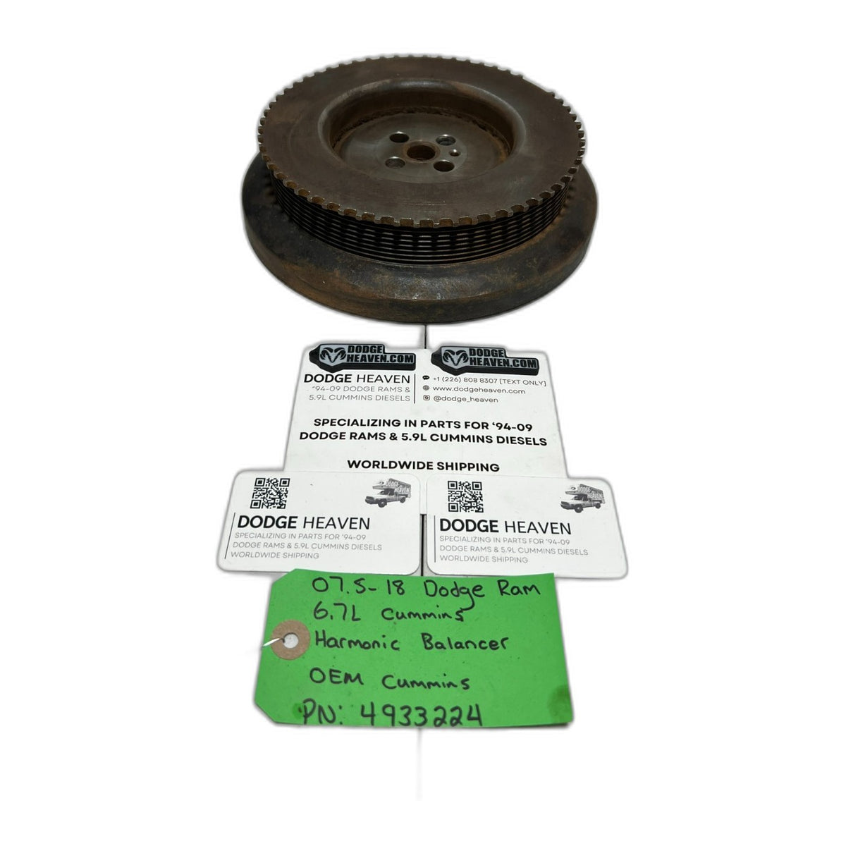 6.7L Cummins Harmonic Balancer 2007 - New Direct-Fit Diesel Replacement