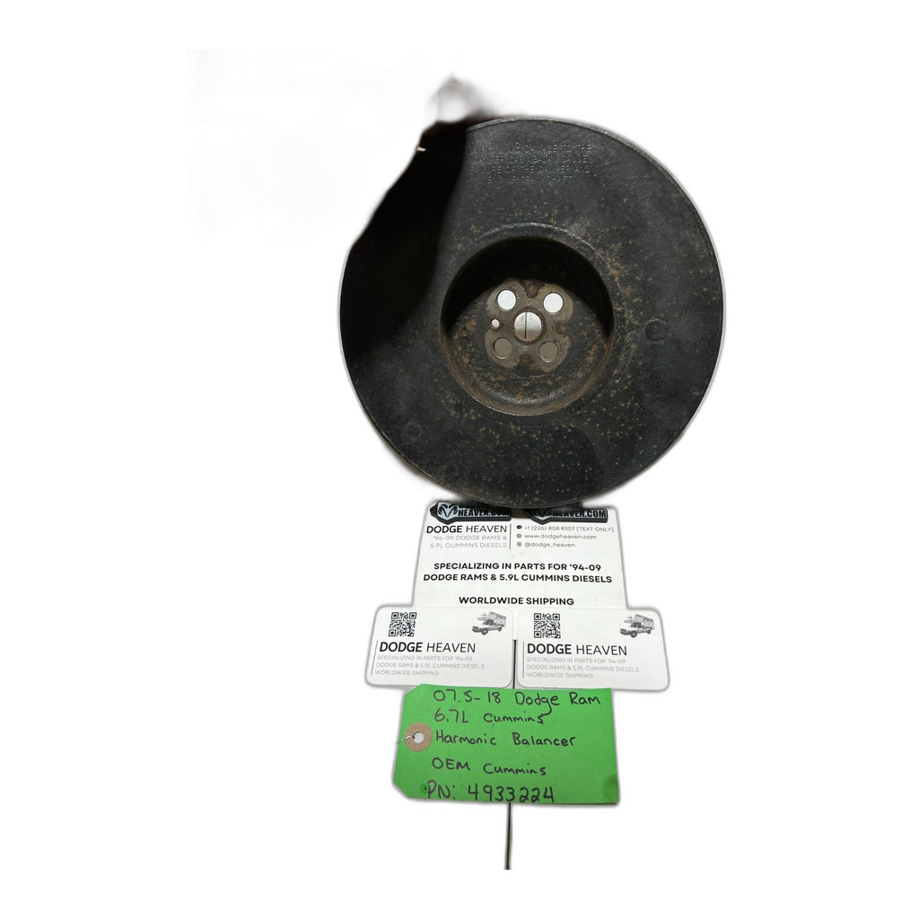 6.7L Cummins Harmonic Balancer 2007 - New Direct-Fit Diesel Replacement