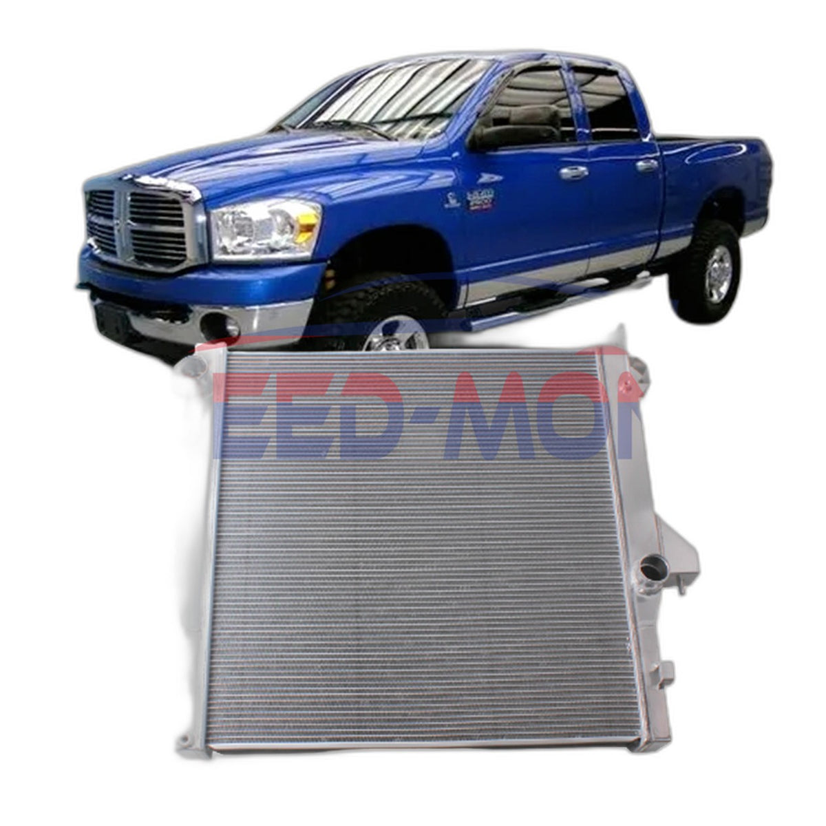6.7L Cummins Radiator 2003-2009 - New Direct-Fit Diesel Replacement