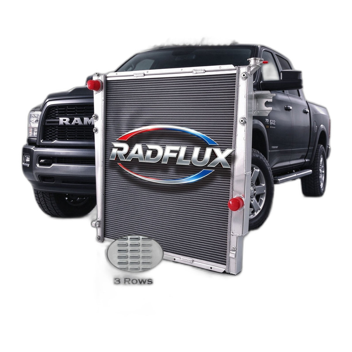 6.7L Cummins Radiator 2010-12 - New Direct-Fit Diesel Replacement