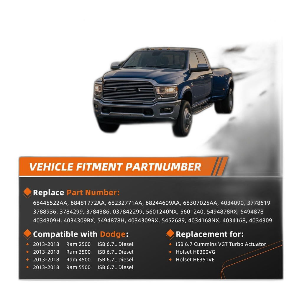 6.7L Cummins Turbo Actuator - Remanufactured Direct-Fit Diesel Replacement