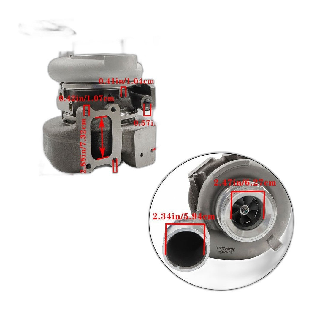 6.7L Cummins Turbocharger 2013-2018 - Remanufactured Direct-Fit Diesel Replacement