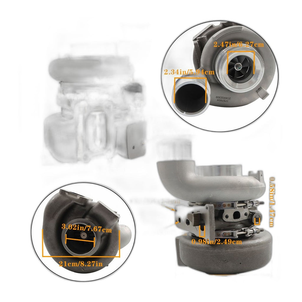 6.7L Cummins Turbocharger 2013-2018 - Remanufactured Direct-Fit Diesel Replacement