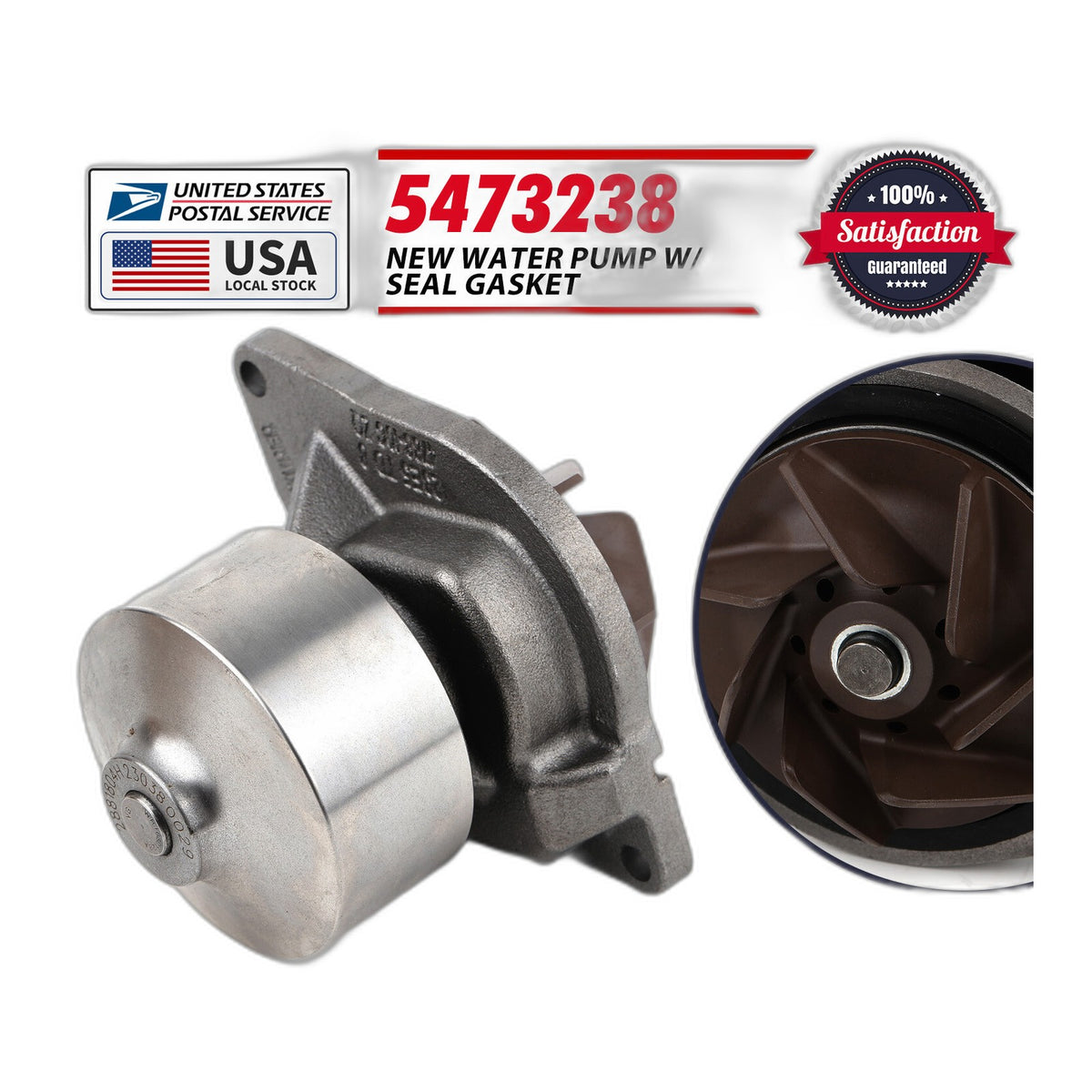 6.7L Cummins Water Pump - New Direct-Fit Diesel Replacement
