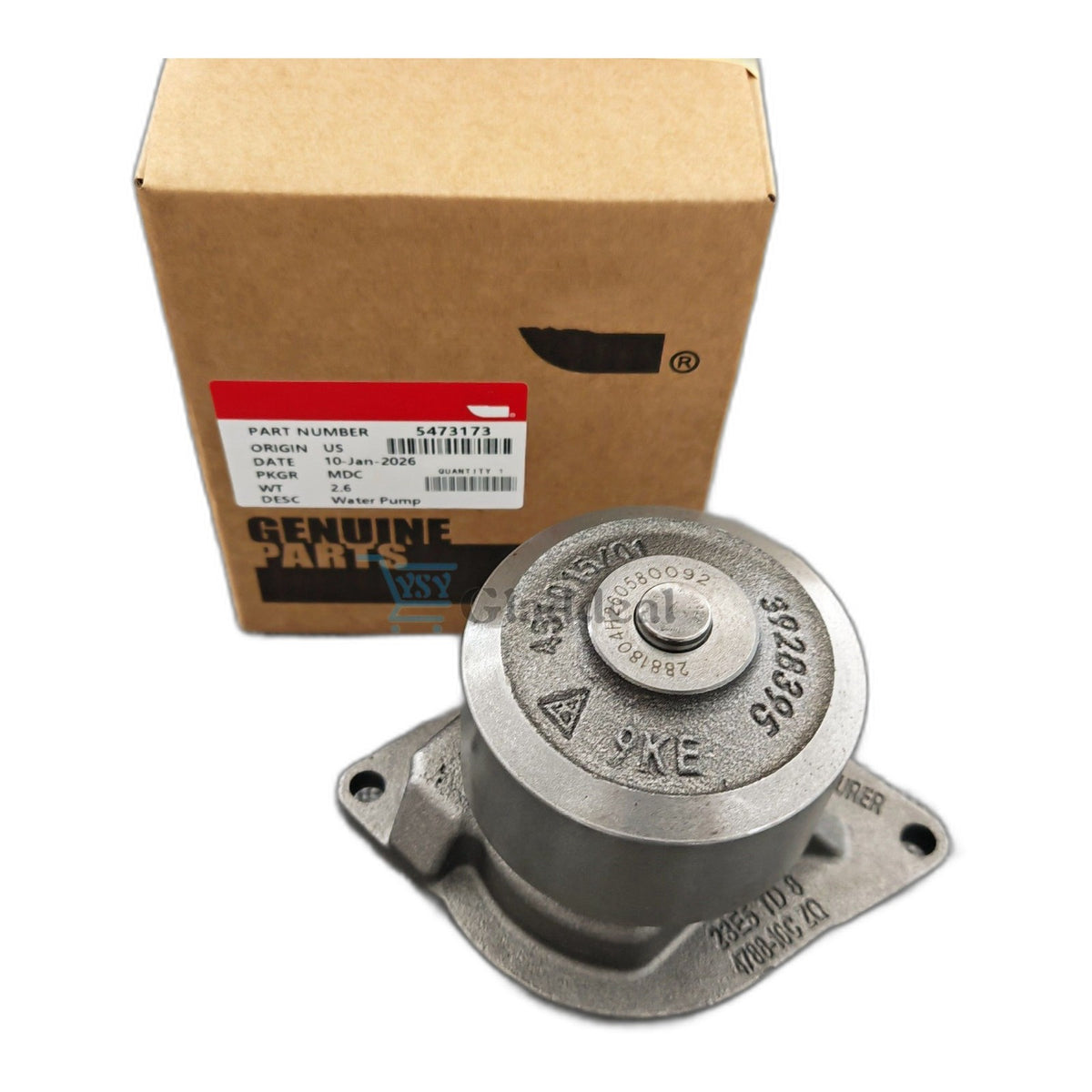 6.7L Cummins Water Pump - New Direct-Fit Diesel Replacement