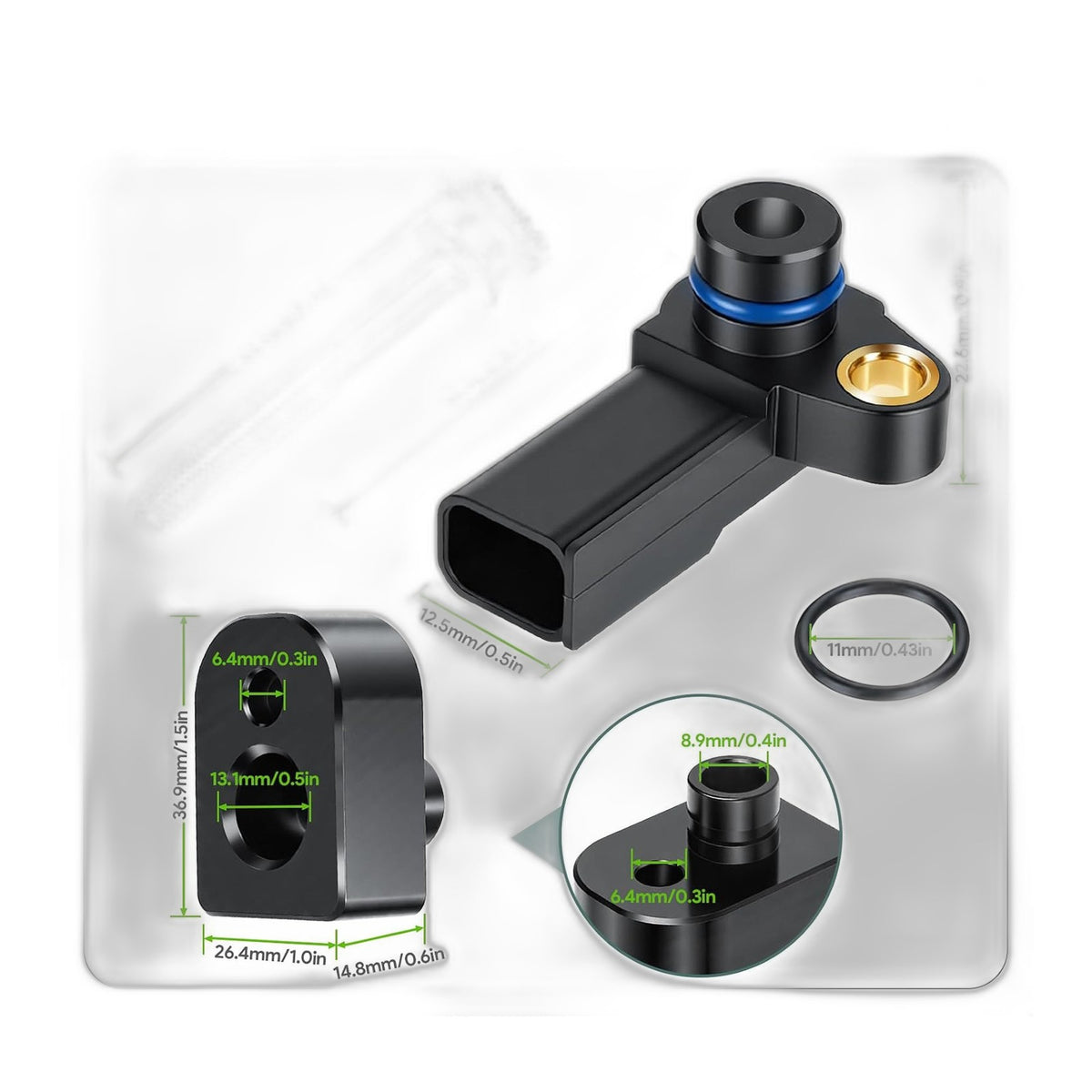 6.7L Power Stroke Diesel Sensor 2011-2019 - New Direct-Fit Diesel Replacement