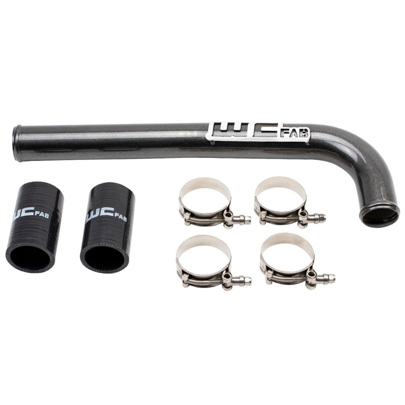 Wehrli 10-18 Dodge 6.7L Cummins (Non 13-15 w/Dual Rads/Twin CP3) Upper Coolant Pipe - Chevy Orange - Radiator Hose | WCF100517-CRO