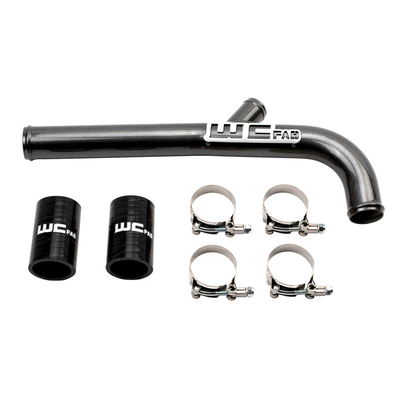 Wehrli 13-15 Dodge Cummins 6.7L w/Dual Radiator Upper Coolant Pipe - Gloss Black - Radiator Hose | WCF100867-GB
