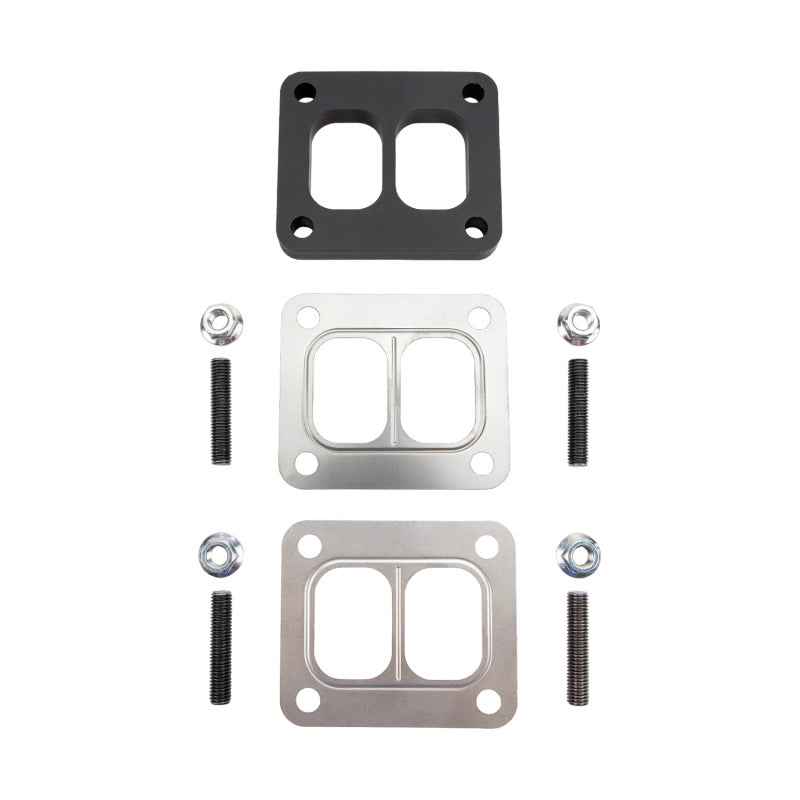 Wehrli Universal T4 Spacer Plate Kit 0.5in w/Studs & Gaskets - Turbo Upgrade Component | WCF100118