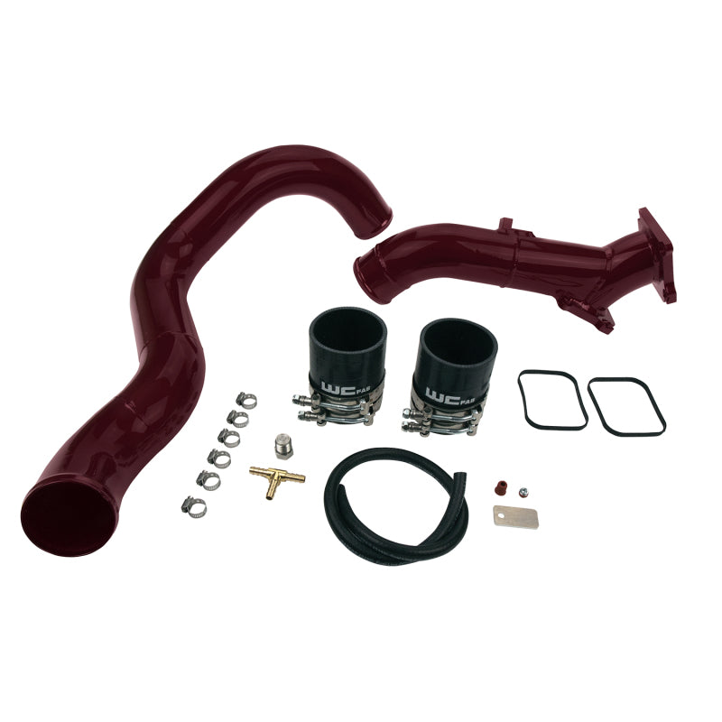 Wehrli 01-04 Chevrolet 6.6L LB7 Duramax 3in Y-Bridge Kit - Gloss White - Intake Elbow | WCF100693-GW