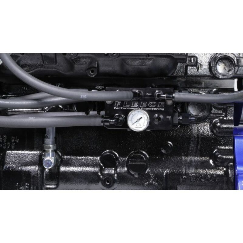 Fleece Performance Regulated Return Fuel Distribution Block 07.5-16 Cummins - Fuel Manifold | FPE-CRR-20-0806