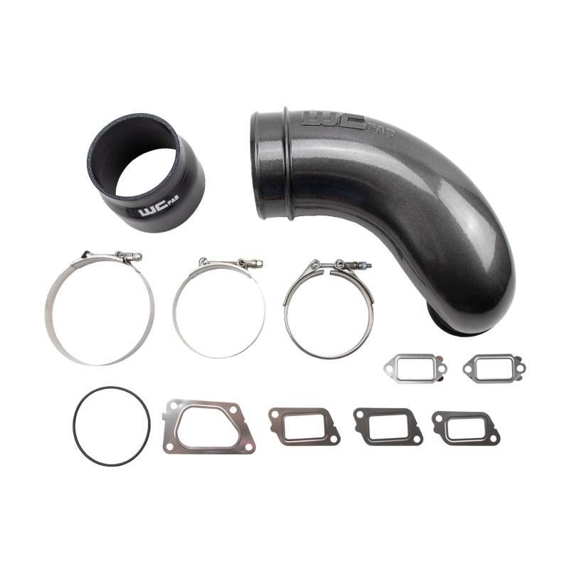 Wehrli 11-16 Chevrolet 6.6L LML Duramax 5in Intake Horn - Candy Red - Air Intake Component | WCF100417-CR