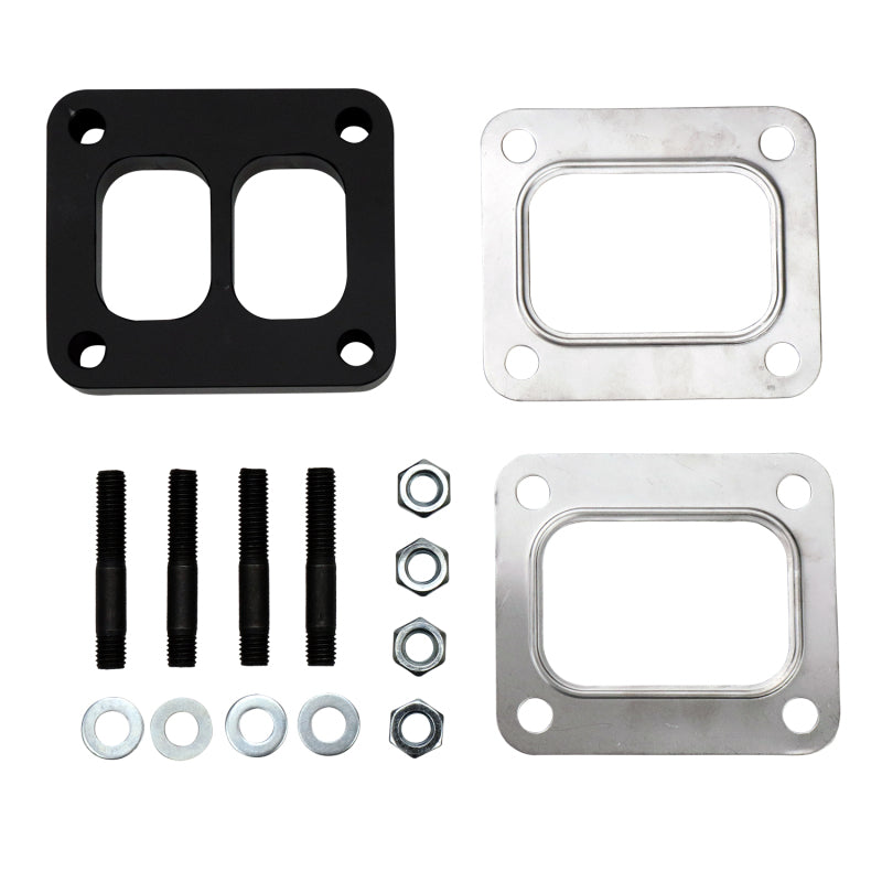 Wehrli Universal T4 Spacer Plate Kit 1in w/Studs & Gaskets - Turbo Upgrade Component | WCF100800